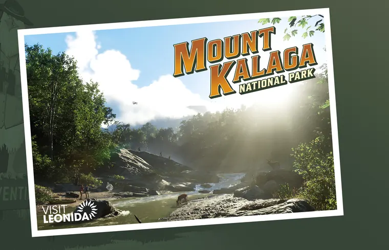 Postal del parque nacional Mount Kalaga.